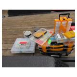 MISC BOLTS AND SCREWS AND CONTAINER