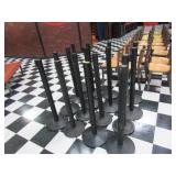 8 Crowd Control Pedestals