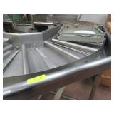 Stainless Steel 'L' Shaped Dishwashing Table