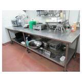 Large Stainless Steel Table