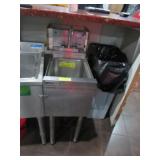 Perlick Stainless Steel Bar Sink Single Compartmen