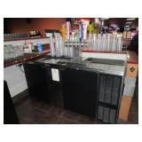 Stainless Steel Draft Beer Dispenser 6 Tap Unit