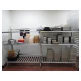 2 Aluminum Racks and Contents