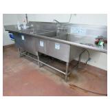 Power Soak Stainless Steel Dishwasher and Sink