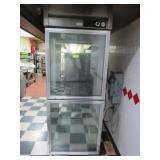 Glass door food warmer