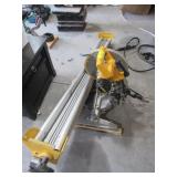 DEWALT TWELVE INCH MITER SAW & STAND