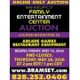 Houston, TX Family Entertainment Center Auction