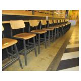 WOOD BAR STOOLS