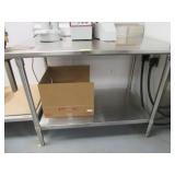 S.S. TABLE WITH CAN OPENER