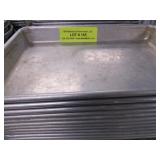 LARGE GROUPING OF ALUM. SHEET PANS ASSTD.