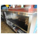 S.S BACK BAR STORAGE AND MISC GLSSWARE