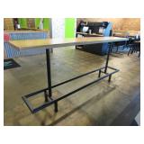WOOD HIGH TOP BAR TABLE