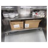 S.S. STORAGE CABINET WITH 2 SECTIONS