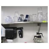 S.S. SHELF AND PLASTIC BEER PITCHERS