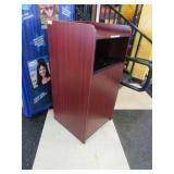2 Trash Cans w/Wear & 3 Wooden Highchairs