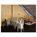 Folding Tables and Chairs Approx. 13 Tables and 50