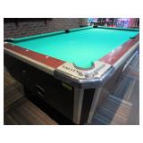 Pool Table by Valley:Some Wear on the Cloth