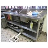 S.S. Work Table w/Sink