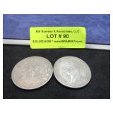 ASSORTED FRENCH 5 FRANE COINS APPROX 2 ETC. OLD MI