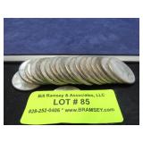 ASSORTED KENNEDY HALVES APPROX 20 ETC.