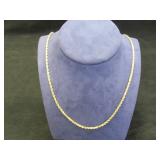 14 K GOLD ROPE CHAIN