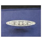 PLATINUM DIAMOND BAR PIN