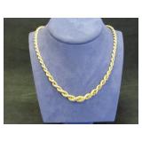 14 K ROPE NECKLACE