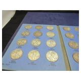 COMPLETE CELLECTION OF WALKING LIBERTY HALVES 1937