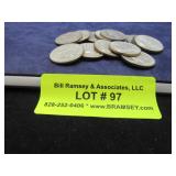 ASSORTED QUARTERS NEW & OLD MINTAGE APPROX 12 ETC.