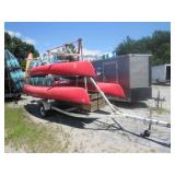 TRAILER AND CANOES