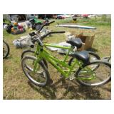 2 Jamis Taxi Bicycles: Green, 1 w/Basket