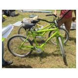 2 Jamis Taxi Bicycles: Green, 2 w/Baskets