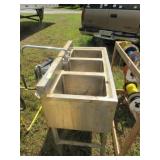 S.S. Large Sink: Approx. 36" x 18"