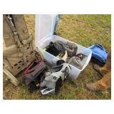 Approx. 62 Backpacks & 1 Cart Bags: Has Been in Fl