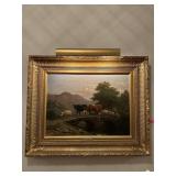 Oil on Canvas: Andre Plumet - 'Going Home', Catt