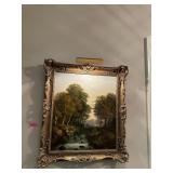 Oil on Canvas: English Landscape, Late 19th Cent.,