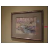 Watercolor: Dawna Burton - Autumn Landscape w/Stre