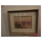 Watercolor: Charles F. Albon - Dutch Waterfront