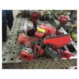 MILWALKEE 18V POWER TOOLS AND CHARGER