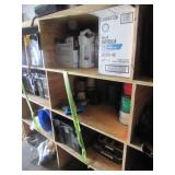 CONTENTS OF 4 SHELVES WIRE/OIL