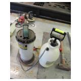 SPRAYER AND FLUID EVACUATOR