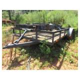 TRAILER DUAL AXLE 21 FT APPROX. 7FT WIDE