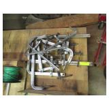 METAL CLAMPS APPROX 10