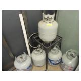 STOVE AND FIVE TANKS