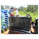 TRUCK FUEL TANK AND HOSE, AND SIDE TOOL BOX