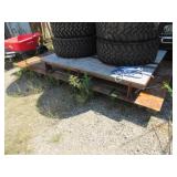 FLAT STEEL SHEET {NEW} 4 PIECE SHELVING AND RACK 4