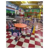 Metal Tables & Chairs: Approx. 11