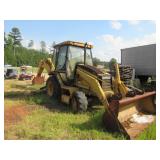 Rubber Tire Backhoe Caterpillar 4x4: Needs Battery