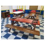 4 Wooden Benches