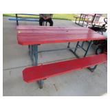 4 Wooden Picnic Tables